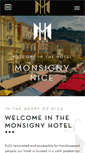 Mobile Screenshot of hotelmonsignynice.com
